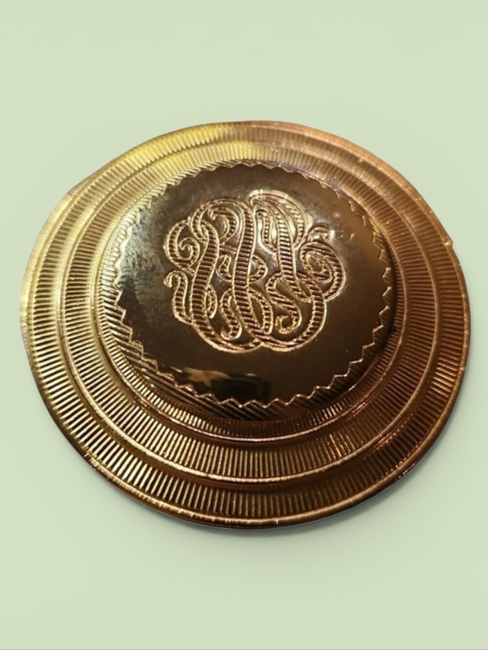 Vintage Goldtone Pin Scarf-Clip Brooch